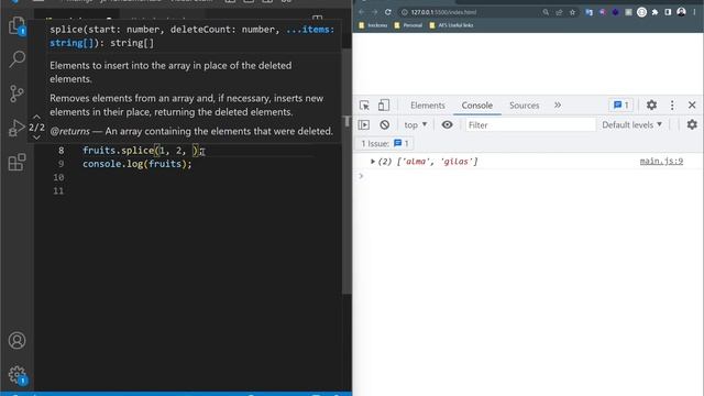 JavaScript #28 - Massiv Metodları 1 - Add or Remove смотреть онлайн