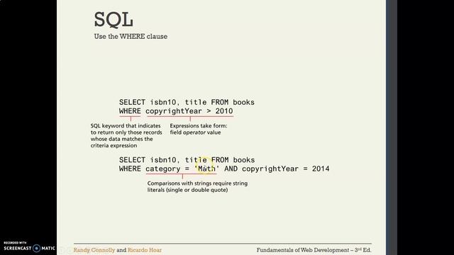 Chapter 14 - Databases + Web - Part 1 смотреть онлайн