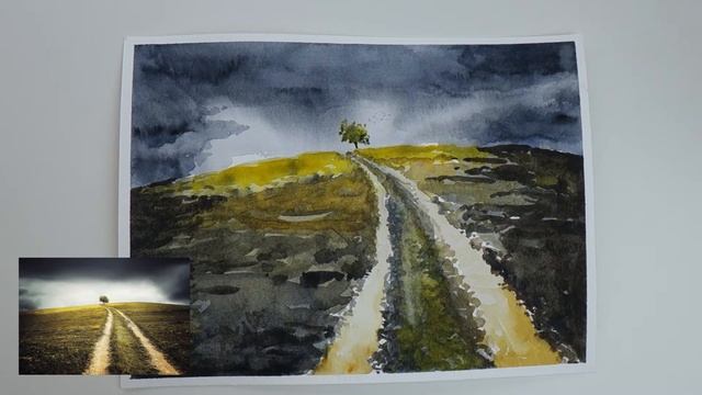 WHAT I LEARNED by painting the same ref photo 6 times | WATERCOLOR смотреть онлайн