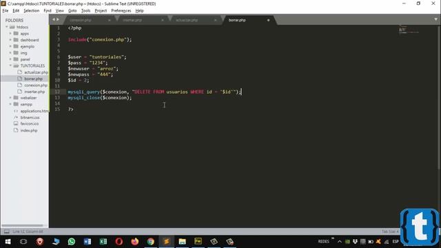 #5 - ELIMINAR O BORRAR REGISTROS DE MYSQL CON PHP смотреть онлайн