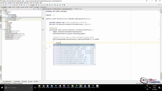 Android Development Tutorial - Chat App Android Studio смотреть онлайн