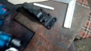 Изготовление кронштейна для г/цилиндра под дозатор для МТЗ- 82(начало). Идёт снег 12.02.2022!