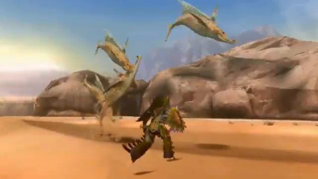 Monster Hunter 3 G on PSP!!! *nature warrior trailer gameplay* смотреть онлайн