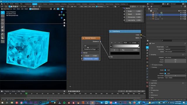 How to Make Stylized ICE Shader in blender 2.93 | (Cycles Tutorial) смотреть онлайн