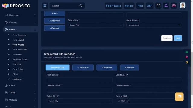 Warehouse Bootstrap Admin Templates Dashboard with Dark LTR Theme смотреть онлайн