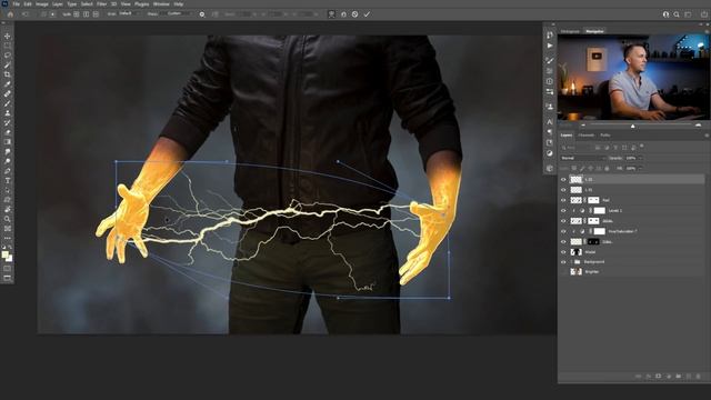 LIGHTNING POWER Effect in Photoshop | Tutorial смотреть онлайн