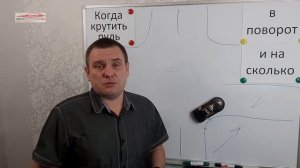 Как понять, когда крутить руль в поворот и на сколько его крутить, чтобы в этот поворот вписаться?