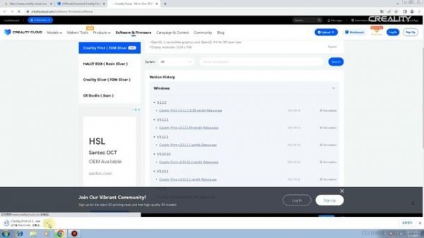 Creality Print Software Tutorial 1.Notes on Software Download and Installation