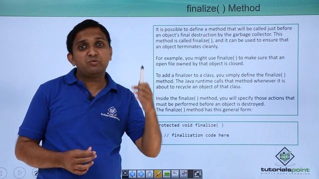 Java - Finalize Method смотреть онлайн