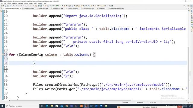 Generate Java Classes from Database Tables - Part 3 смотреть онлайн