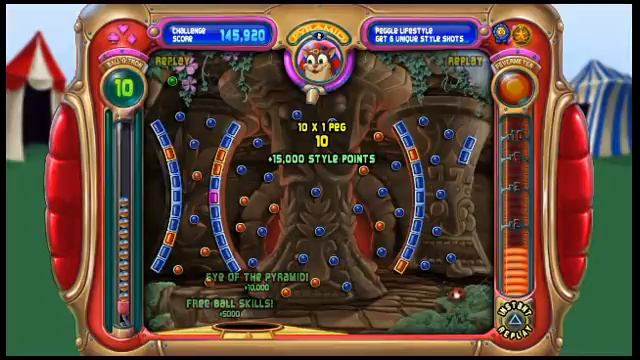 Peggle Nights - Challenge 5-3 in 6 shots смотреть онлайн