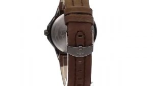 Мужские часы Timex T49631 Expedition Metal Tech с коричневым кожаным ремешком