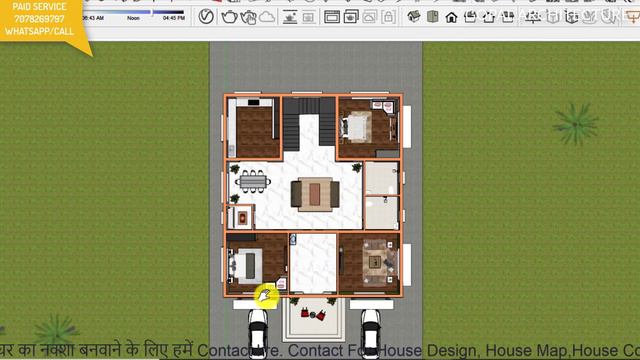 अब तक का सबसे अच्छा घर का डिजाइन | 44x50 North Facing 3D Classic Home Design | Gopal Architecture смотреть онлайн