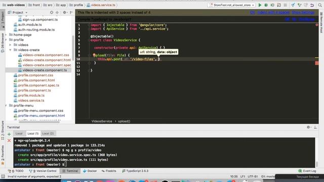 [11] Angular 5. Загрузка больших файлов. Progress-bar. смотреть онлайн