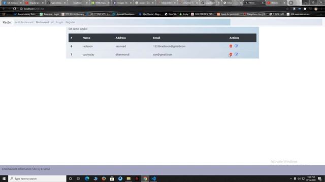 Angular with Json API (Resto Site) смотреть онлайн
