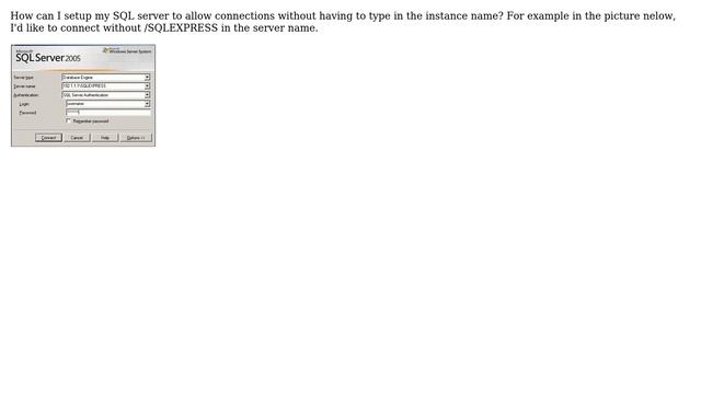 DevOps & SysAdmins: How to setup a connection to MS SQL without /InstanceName in the address? смотреть онлайн