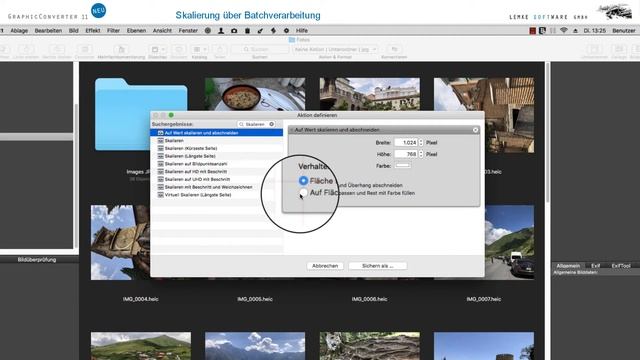 GraphicConverter 11 – Skalierung mehrerer Fotos über Batchverarbeitung смотреть онлайн