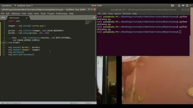 ? CONTANDO OBJETOS (Aplicando detección de bordes con CANNY) en Python-OpenCV смотреть онлайн