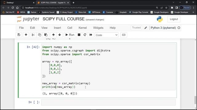 SCIPY FOR DATA SCIENCE AND MACHINE LEARNING || FULL COURSE 2023 смотреть онлайн