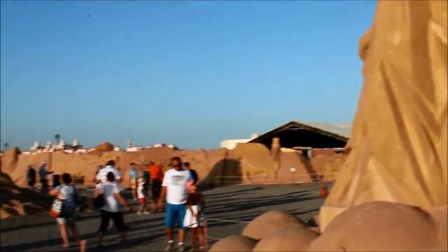 Музей Песчаных Скульптур Sand City Египет, Хургада смотреть онлайн