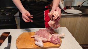 Как Отделить Курицу От Костей | Как Отделить Курицу От Костей Для Рулета /Целая Курица Для Рулета