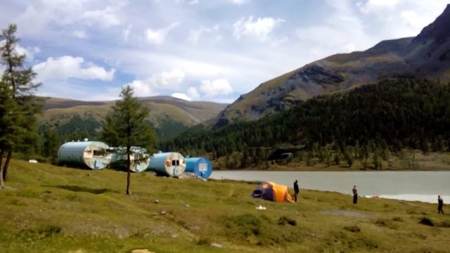 Взлёт вертолёта на Аккеме. Алтай 2015 смотреть онлайн