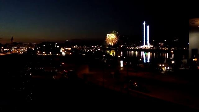 Германия, Kieler Woche 2016 - Feuerwerk смотреть онлайн