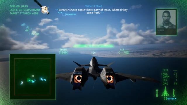 Ace Combat 7: Skies Unknown DLC Mission 1 'Unexpected Visitor' смотреть онлайн