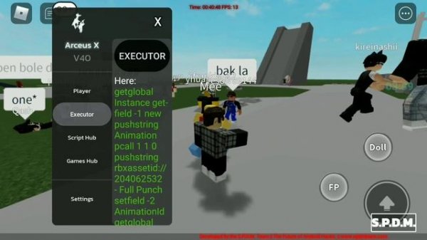 V40 | Arceus X - ROBLOX Android Executor/Mod Menu LuaC