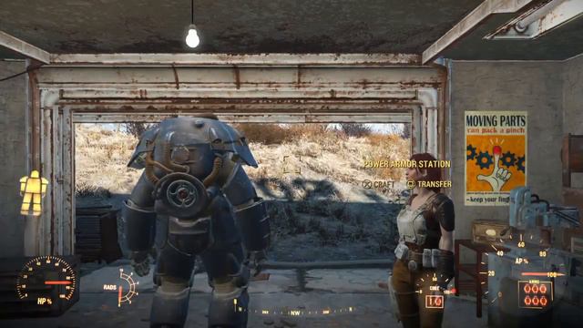 Fallout 4 - X-01 power armor Vault-tec paint смотреть онлайн