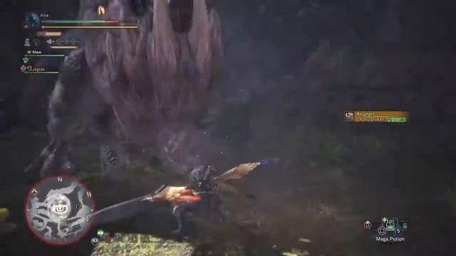Monster Hunter World Beta(Last) - Anjanath vs Insect Glaive. смотреть онлайн