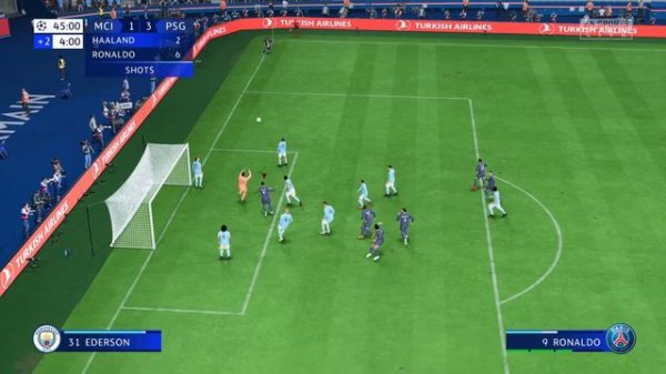 Ronaldo at PSG - Manchester City vs PSG | Ronaldo, Messi, Mbappe, Neymar vs Haaland | FIFA 23