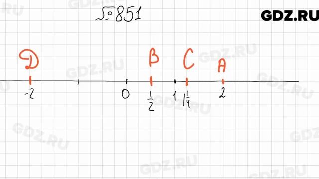 № 851 - Математика 6 класс Мерзляк смотреть онлайн