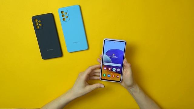 Оригинальный силиконовый чехол для Samsung Galaxy A72 Silicone Cover EF-PA725TBEGRU смотреть онлайн
