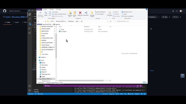 Créer une clé SSH pour lier Github et VSCode смотреть онлайн