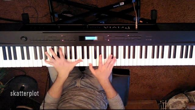 Coldplay - In My Place (improvised version by Steve Lush) смотреть онлайн