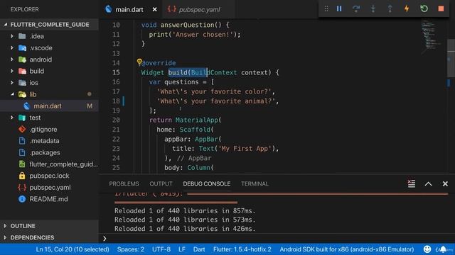 034 Обновление данных виджета или неправильное использование StatelessWidget смотреть онлайн