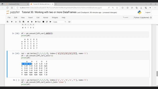 DS - ML Tutorial 30. Working with two or more DataFrames смотреть онлайн