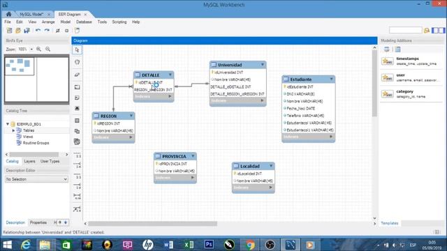 crear diagrama Cardinalidad y relación en MySQL WorkBench смотреть онлайн