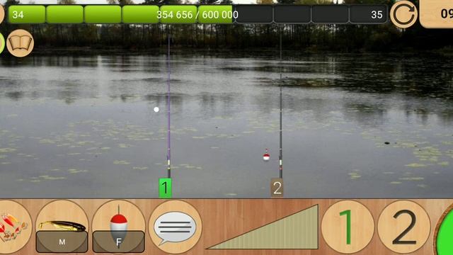 Реальная рыбалка. Выполняю квест "Ловим хищника" Щука на карасевом пруду. смотреть онлайн