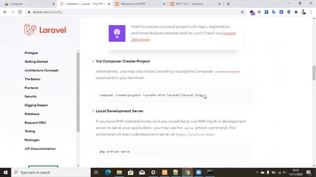 Tutorial Install Laravel 8 смотреть онлайн