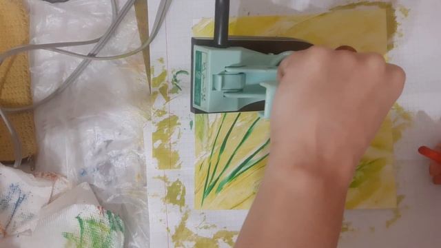 Крутой арт. Цветы. Восковая живопись процесс. Арт букет рисование. Утюг и горячий воск. Обзор Poly смотреть онлайн