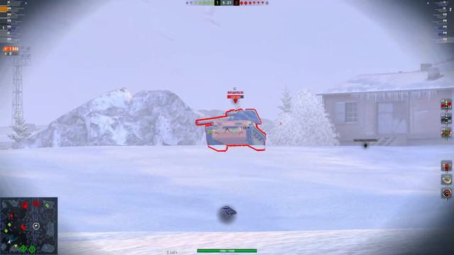 Lowe - снайпер! (WOT Blitz) смотреть онлайн