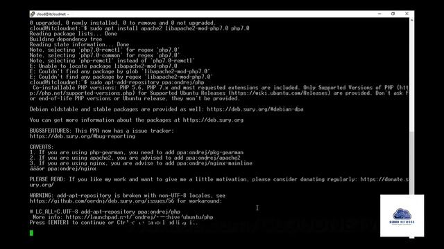 How to Solve Unable to Locate Package Php 7.0 | Couldn't find any package glob libapache2-mod-php7. смотреть онлайн