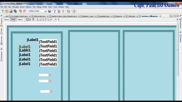 How to Create a Customer Billing System in Java NetBeans - Part 1 of 3 смотреть онлайн