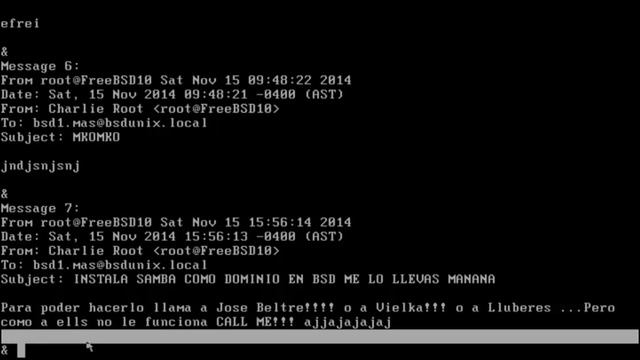 Mail Server FreeBSD смотреть онлайн