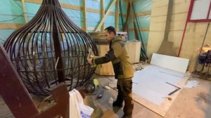 Создание купола храма