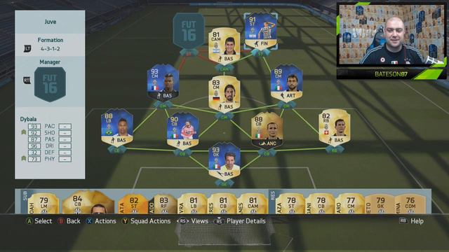 HIGHEST RATED JUVENTUS TEAM! w/ TOTS DYBALA AND TOTY POGBA! | FIFA 16 смотреть онлайн