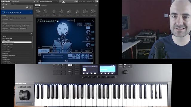 Walkthough: NKS-ready chipsounds/chipspeech on Komplete Kontrol MK2 смотреть онлайн