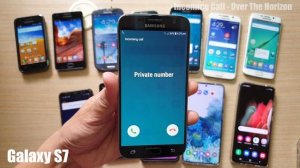 All the Incoming Call from Galaxy S1 to S21 Ultra With Over the Horizon Ringtone